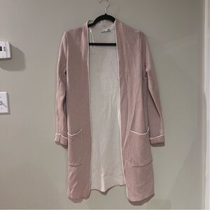 Dex Pink Long Sleeve Cardigan Sweater